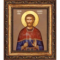 Владимир Джуринский Священномученик. Икона на холсте.