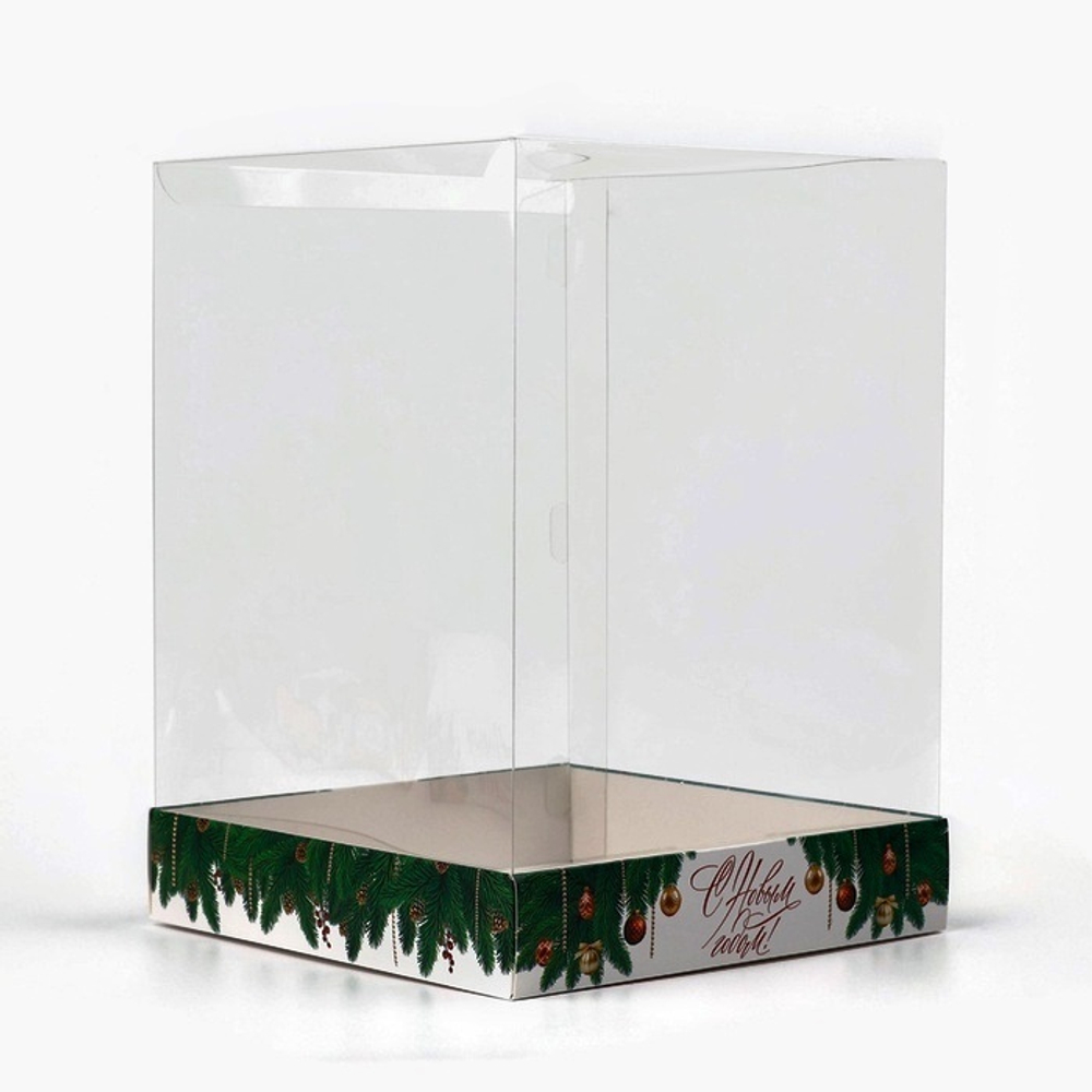 Коробка для бенто «Новогоднее настроение», 15 х 15 х 20 см