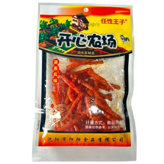 Снэк Ganguo - Веселая ферма, макароны по тайному рецепту, 18гр (Китай)