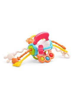 Игрушка развивающая-погремушка Веселые зверята (G308)