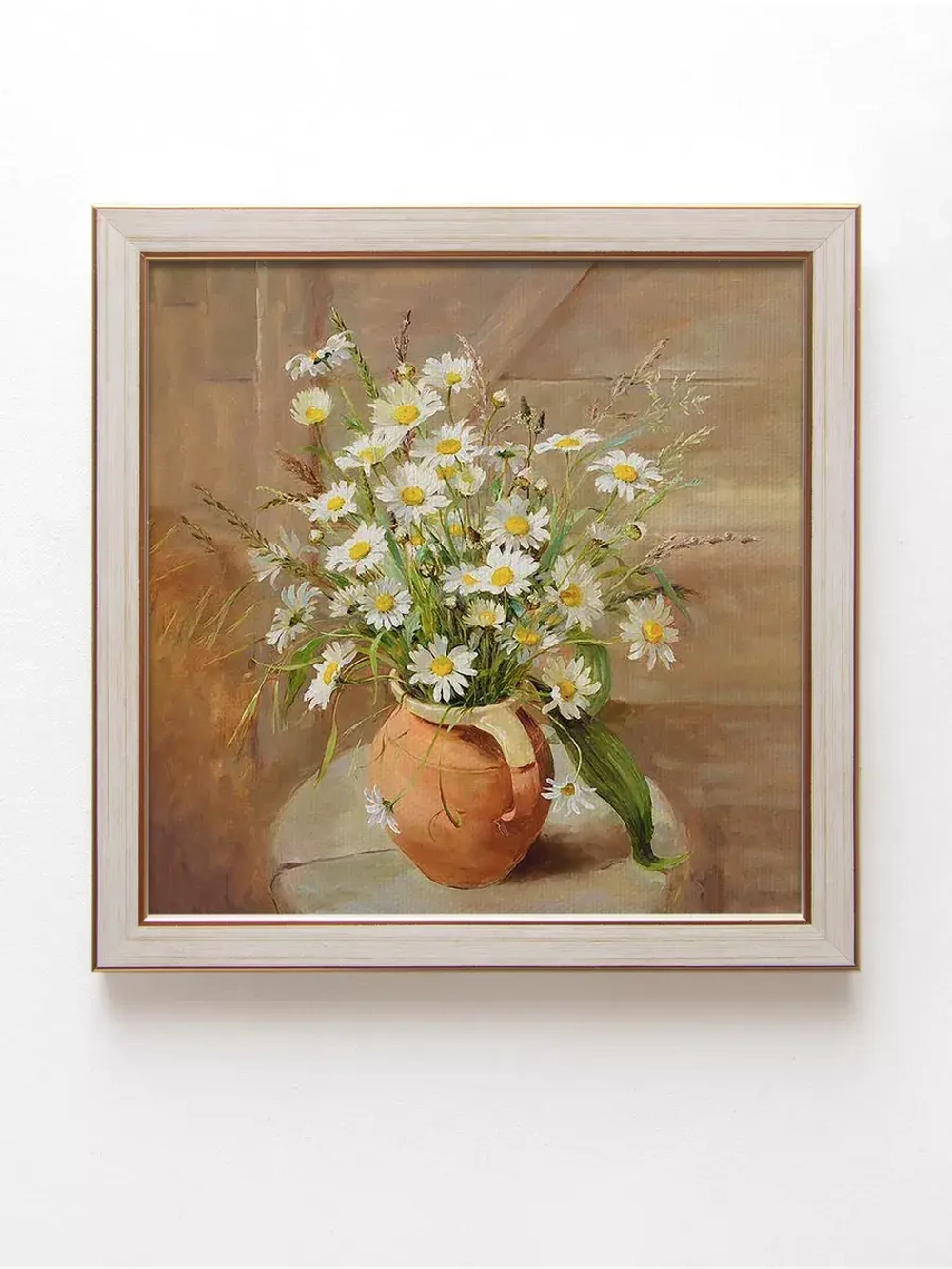 Картины на стену интерьерная на холсте 4 шт, 23*23 см