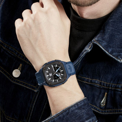 Adidas Originals STREET Wrist Watch Quartz Movement Resin Strap Black Dial Men"s Watches 100m Water Resistant