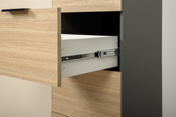 Комод Марвэл 16.234.01, Темно-серый, Сатин, Плэйн