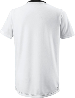 Футболка для мальчика теннисная Wilson Team II Triangle Crew B - black