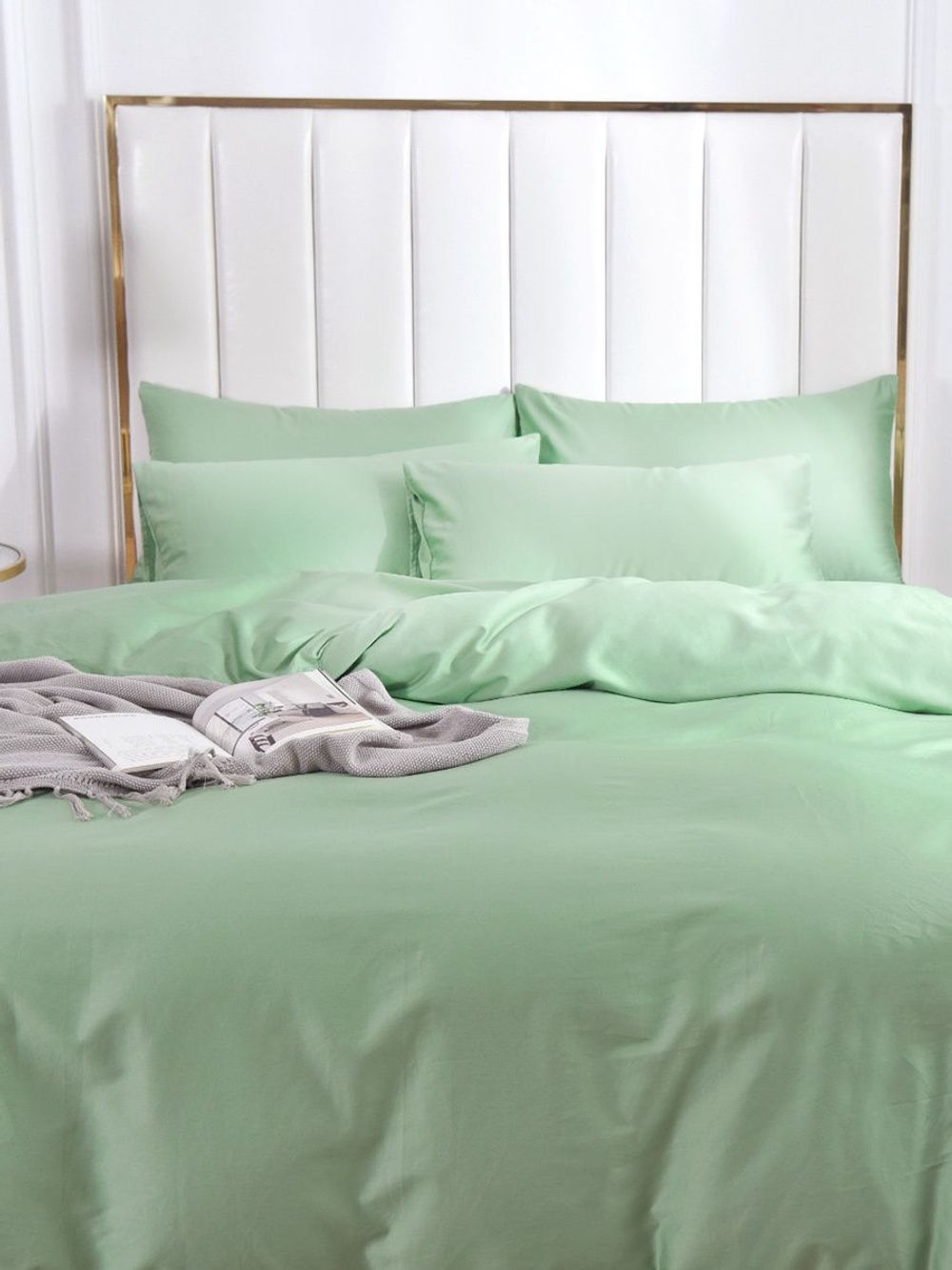 Простынь на резинке Milky Garden "Васаби" 90х200 см