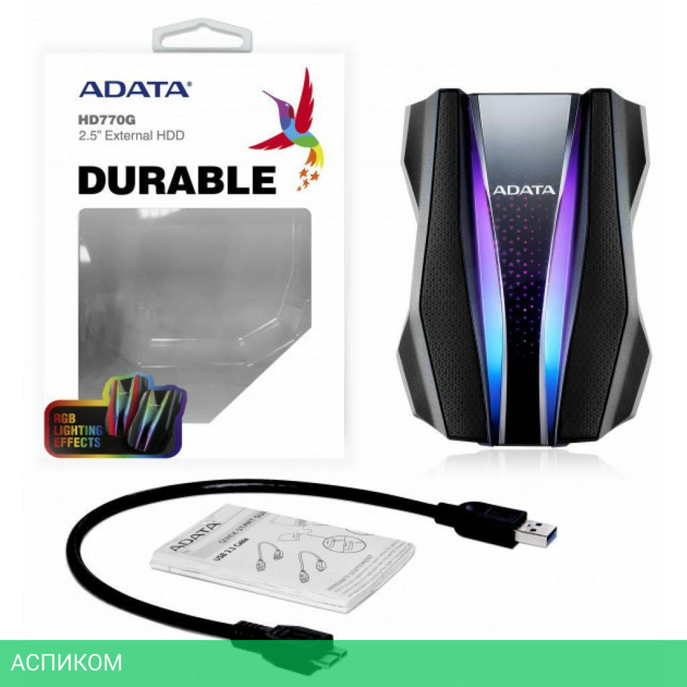 Внешний накопитель A-Data HD770G 1TB Black (AHD770G-1TU32G1-CBK)