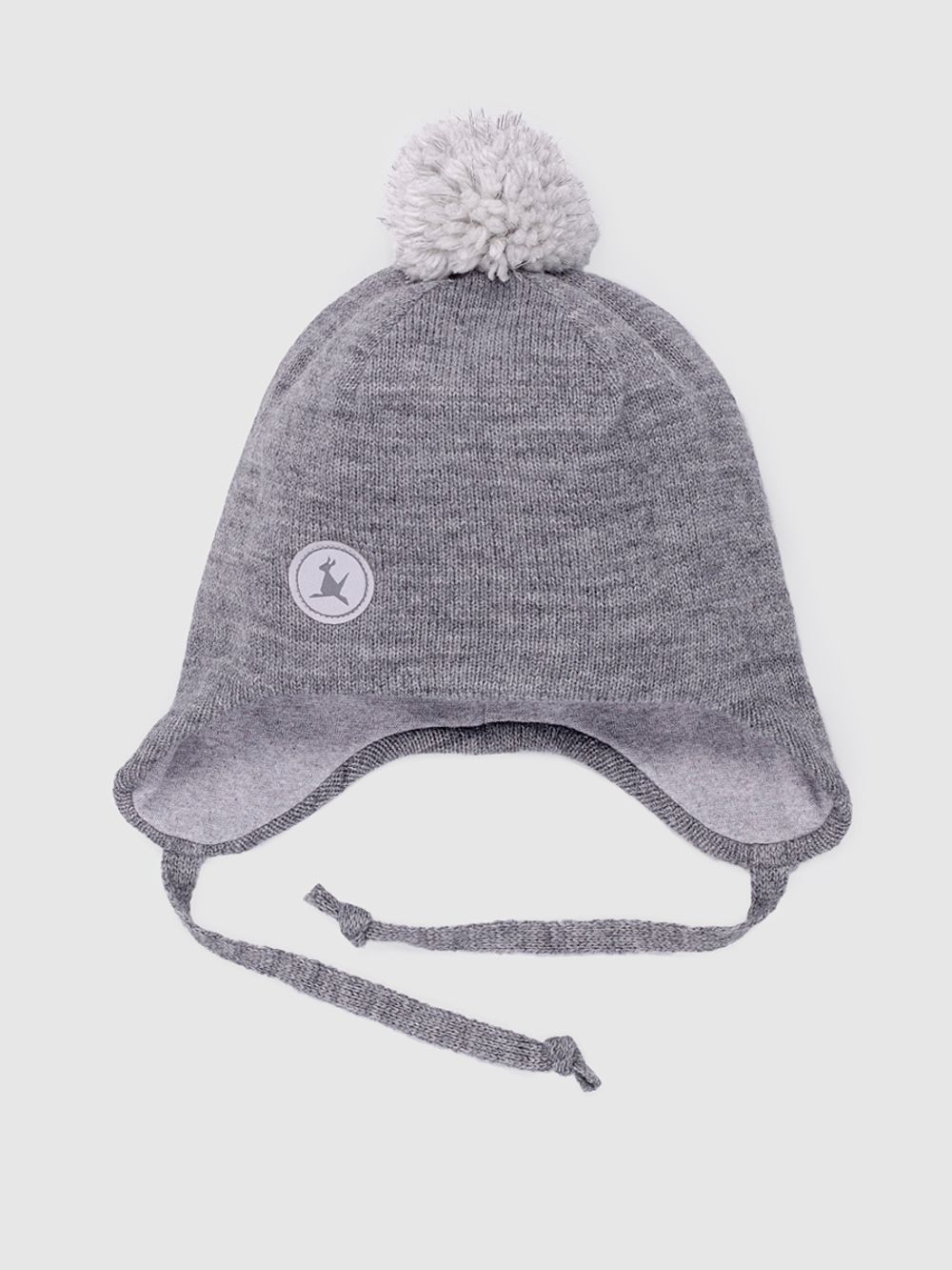 Шапка весенняя/осенняя вязаная КОДИ (Пепельный)