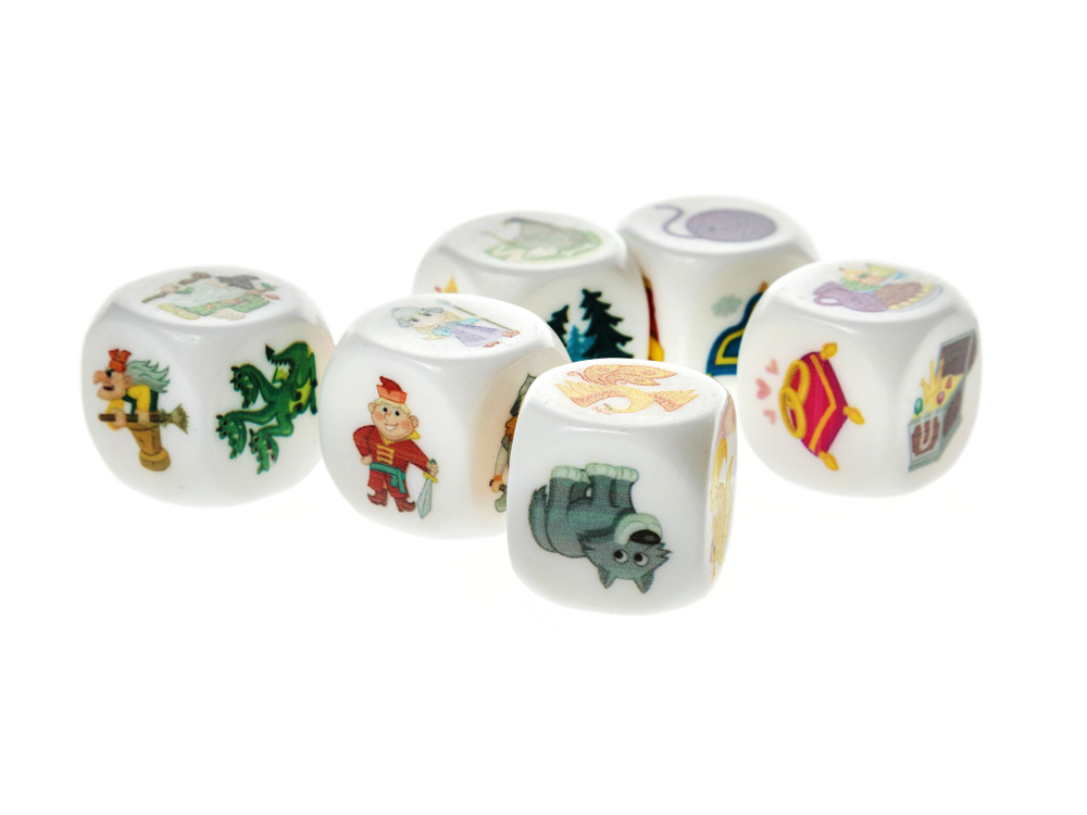 Настольная развивающия игра «Говорящие кубики сказки Лукоморья»