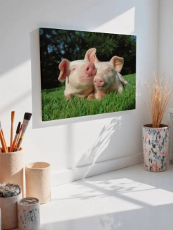 Картина на стену 40 X 50 Поросята
