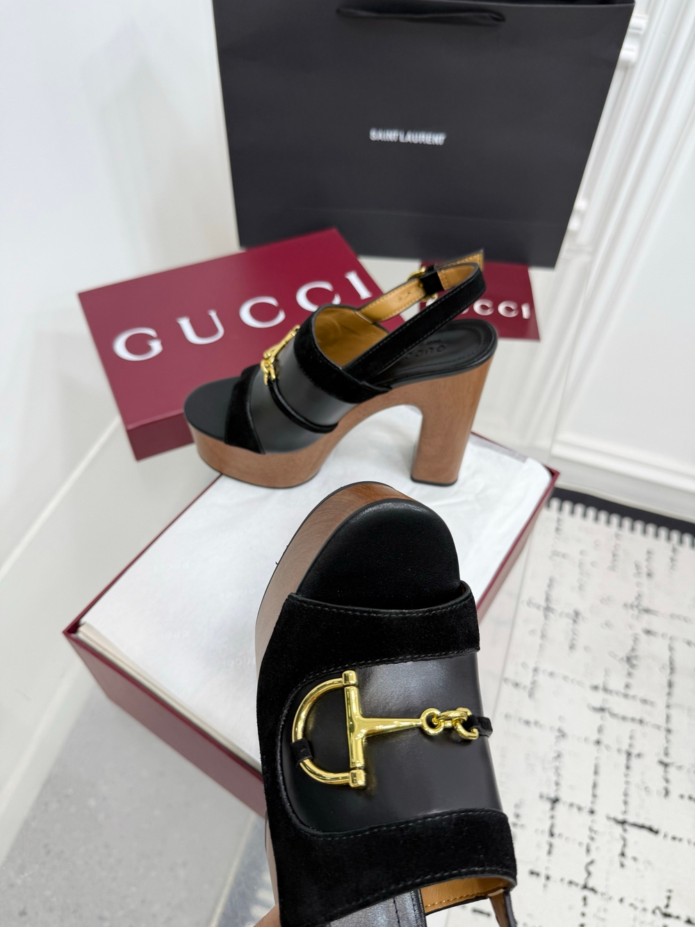 Gucci Horsebit Platform Sandal