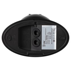 Датчик движения ЭРА MD 03 настенный инфракрасный 1200 Вт угол 180° IP44 черный | Датчики движения