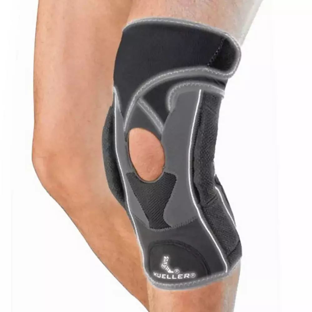 Шарнирный бандаж на колено с регулируемыми липучками Премиум Hg80 Premium Knee Brace Mueller L