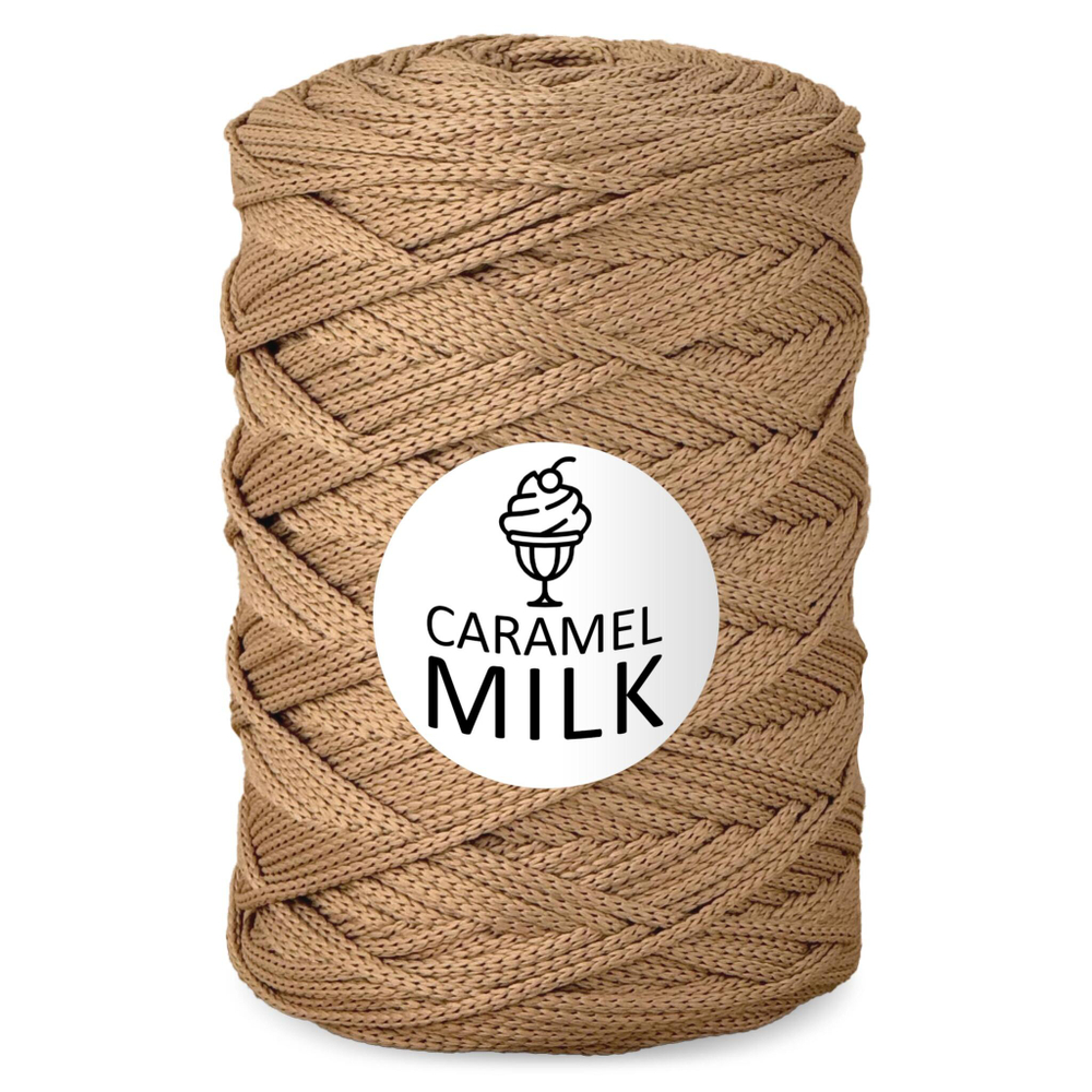 Шнур Caramel Milk, 3мм, 300м, 100% полиэфир (1 шт.)
