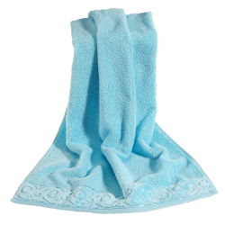 Элитное полотенце махровое Paris Supersoft powder bleu от Vossen банное