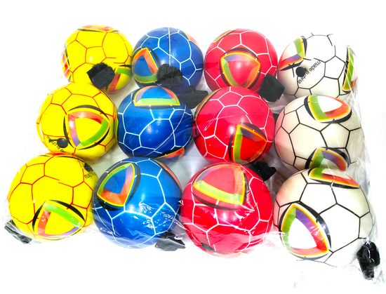 Мяч футбольный на резинке 8см