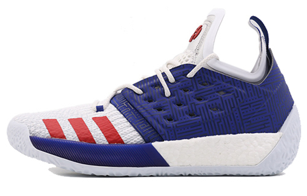 Adidas Harden Vol.2 USA Harden comfortable and versatile trend shock absorption non-slip low-top basketball shoes for men and women the same style