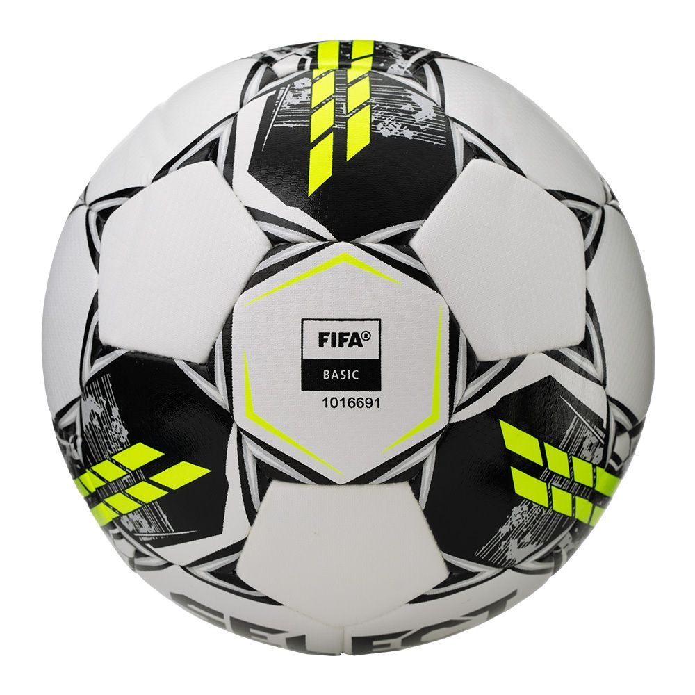 Мяч футб. SELECT Club DB V23, 0864160100, р.4, FIFA Basic, 32п, ТПУ, термо+маш. сш, рез.кам, бел-чер