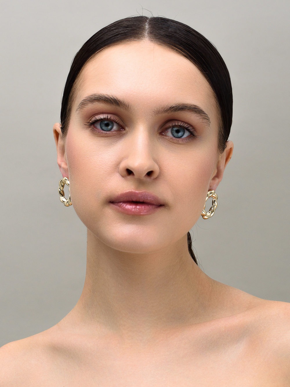 Серьги "Braid" Gold