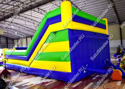 Надувная полоса препятствий "Веселые старты 2" 9*5,5*3,5