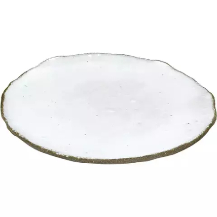 Тарелка бетон D=20см белый,серый