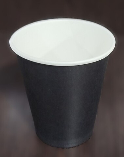 Стакан бумажный ГН 250мл (50/1000) ЧЕРНЫЙ/ Пэйпер