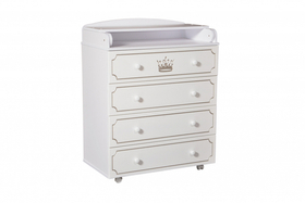 Комод пеленальный Антел Nikol 800/4 белый