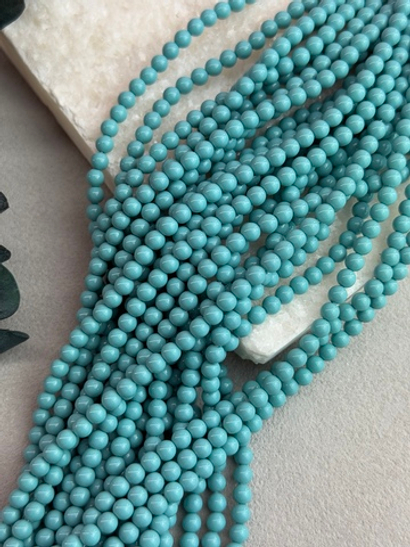 Жемчуг Premium, 4 мм, нить 40 см, Карибы, под керамику