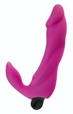 Ярко-розовый вибростимулятор Bifun Pro для точки G - 14,9 см. (Цвет: ярко-розовый)