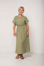 Платье женское летнее длинное из вискозы (повседневное, пляжное, городское)