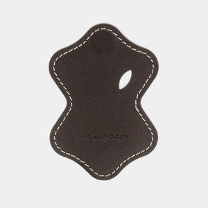 Держатель для проводов и наушников Chapeau из кожи теленка, темно-коричневого цвета