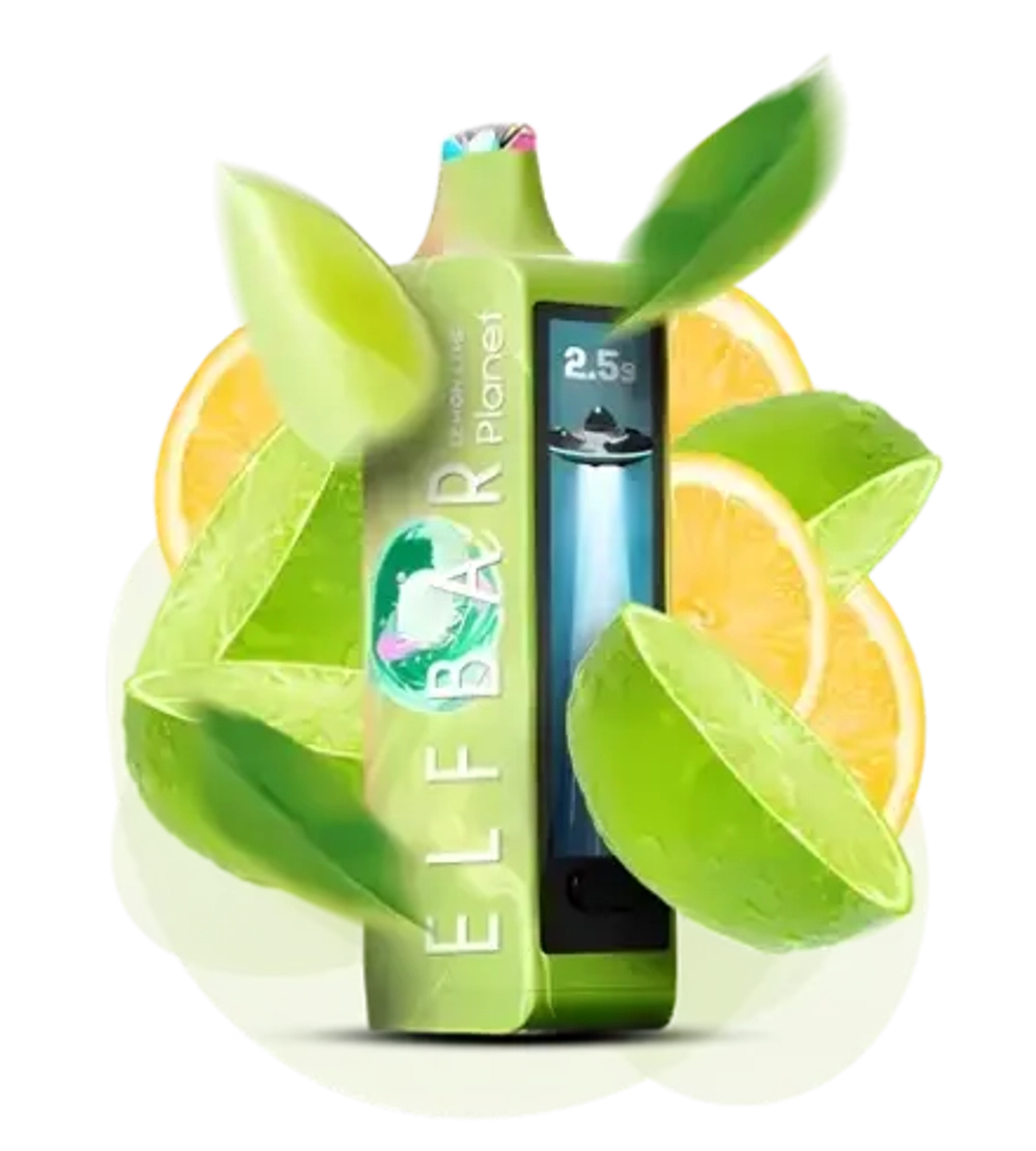 Elf Bar Planet 25000 - Lemon Lime (5% nic)