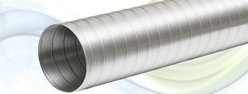 STRETCHDEC - DXG315мм x 3м Полужесткий гибкий алюминиевый воздуховод для высокого давления (Нидерланды)