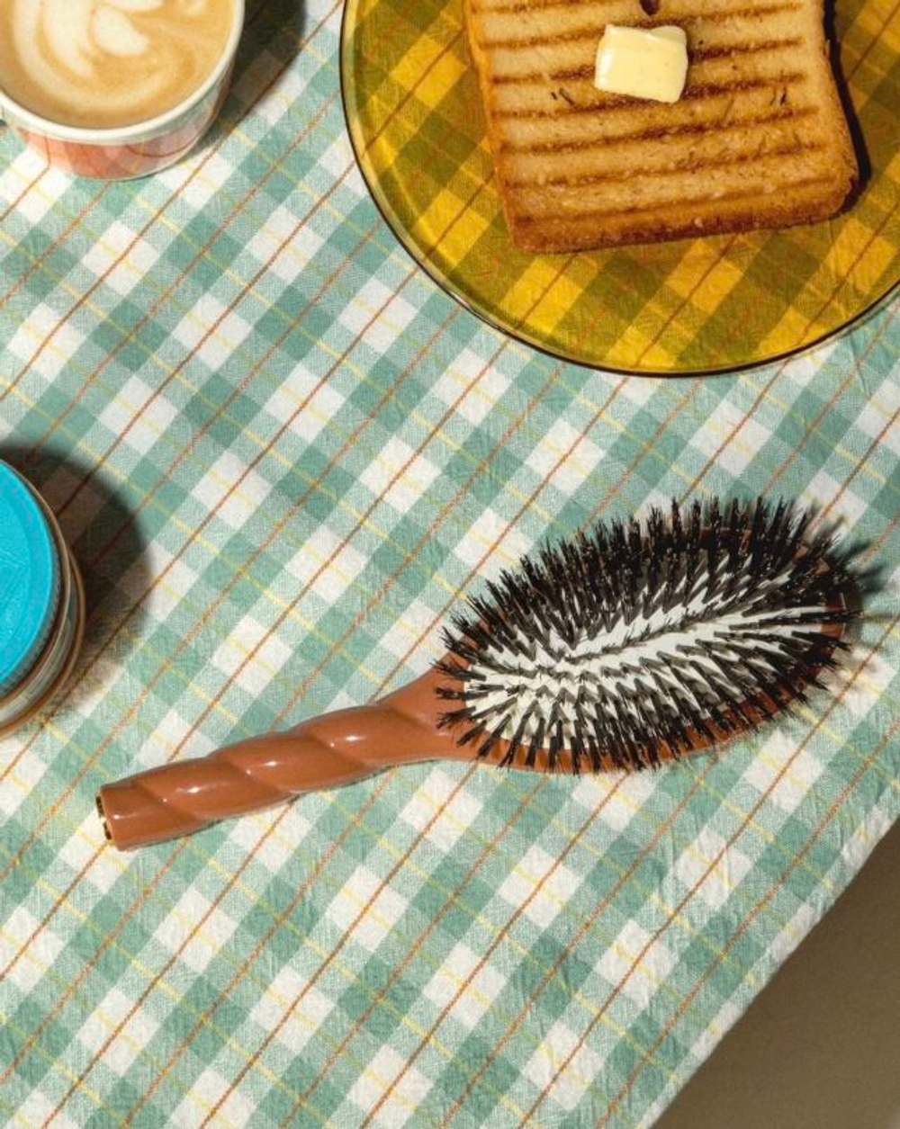 La Bonne Brosse Массажная расческа для волос N 01 Universal Hair Care Brush - Emerald Green
