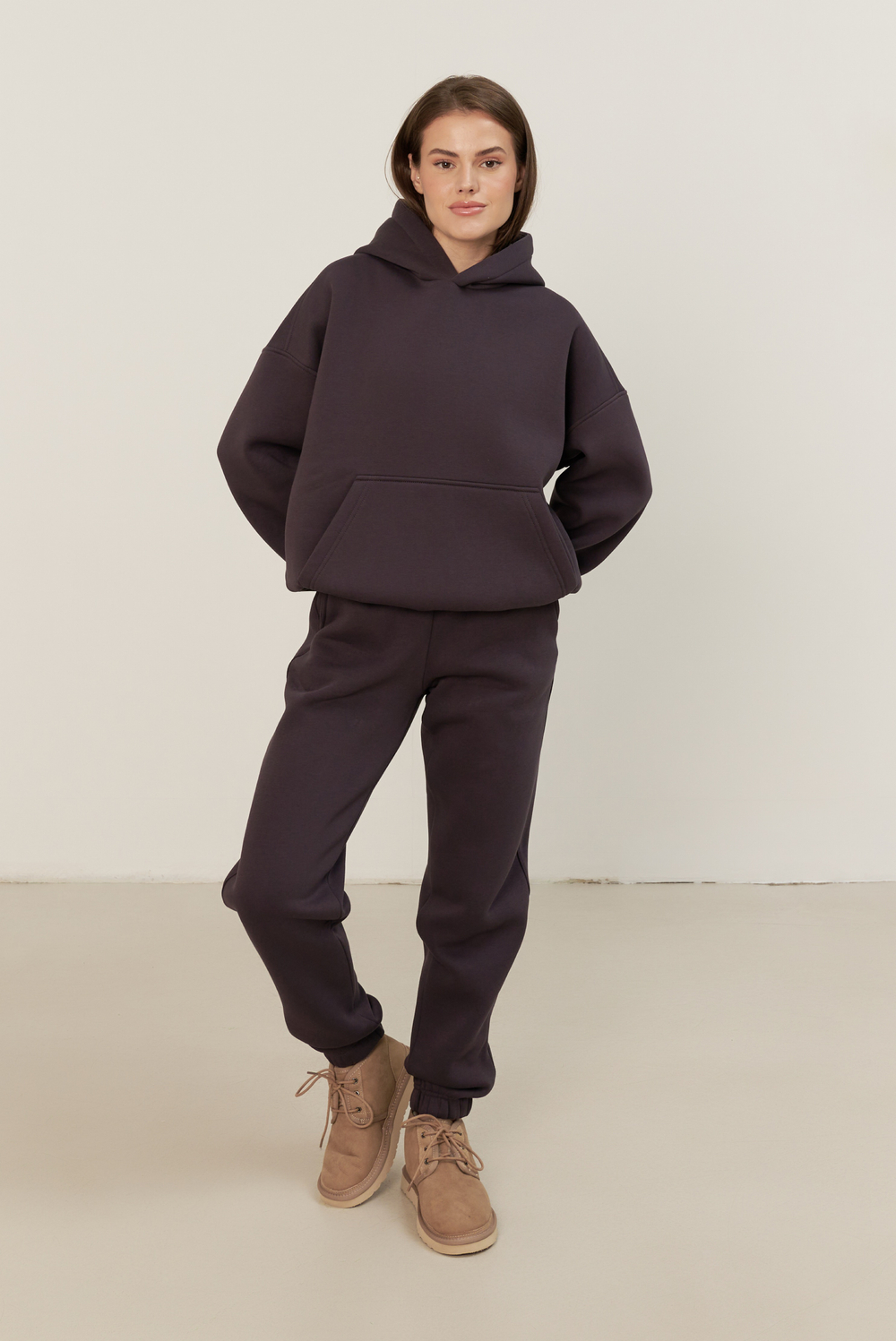 Худи 02 с начесом, антрацит