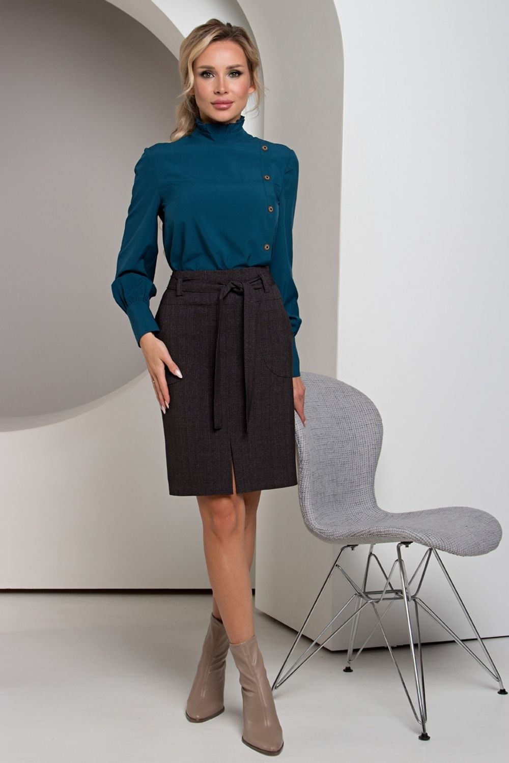 Юбка Карандаш с карманами №8 Valentina