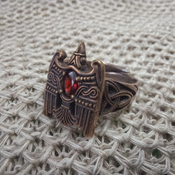 Кольцо "Огненный сокол Рарог"