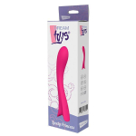 Розовый перезаряжаемый вибратор LOVELY PRINCESS - 15 см. (Цвет: розовый)
