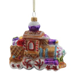 GAEM Украшение новогоднее "Пряничный паровоз", L10 W5 H10 см