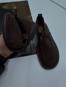 Туфли женские экокожа арт. 449-2 цвет "коричневый"