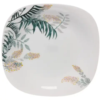 Набор столовой посуды 24 предмета «Тропики» (3вида тарелок по 6шт+6салатников)