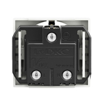 Розетка 1-м 2мод. Viva 16А IP20 2P+E с заземл. защ. шторки бел. DKC 45005