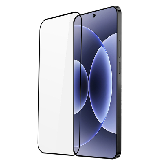 Защитное стекло на экран для Xiaomi 17 и 17 Pro, тонкие черные рамками и олеофобное покрытие, G-Rhino