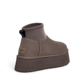 Ugg Classic Platform Dipper Mini Thundercloud