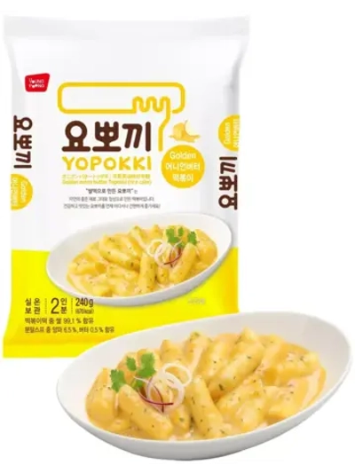 Токпокки Рисовые Клёцки со сливочно-луковым соусом, 240 г