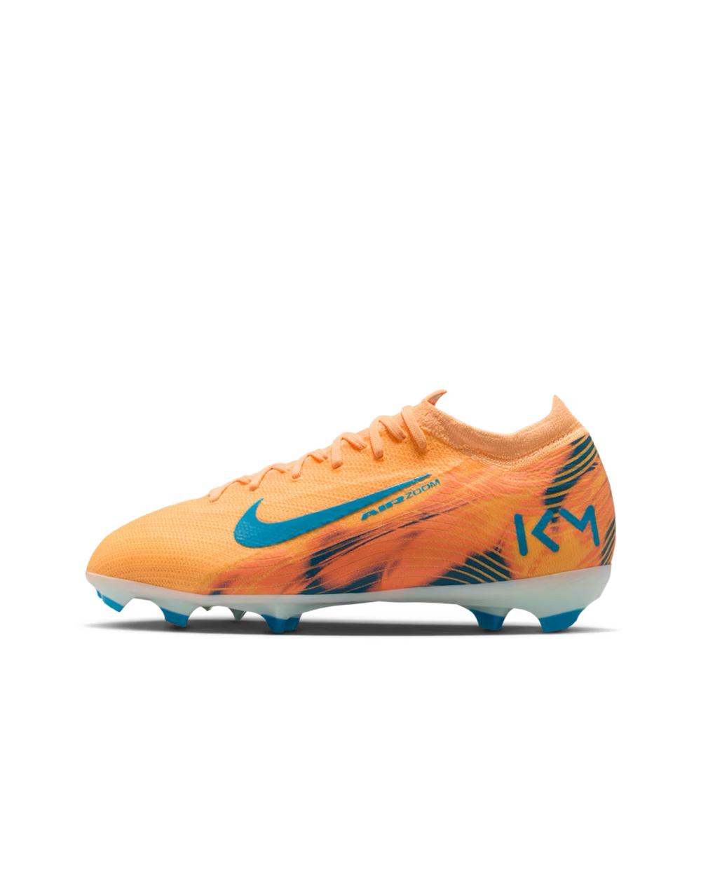 Бутсы Nike Mercurial Zoom Vapor 16 Pro Mbappe FG Junior - оранжевый