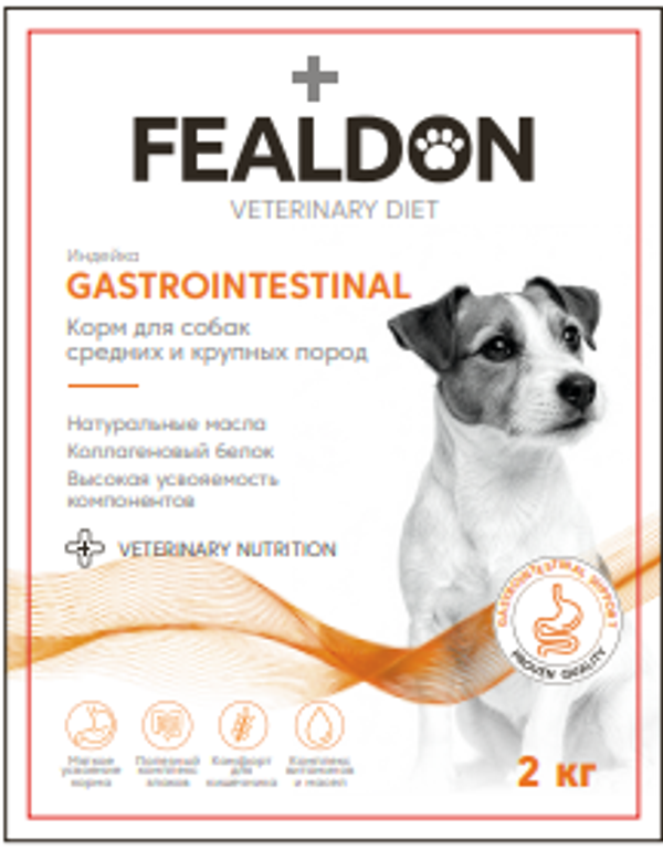 Сухой корм для собак Fealdon GASTROINTESTINAL средних и крупных пород