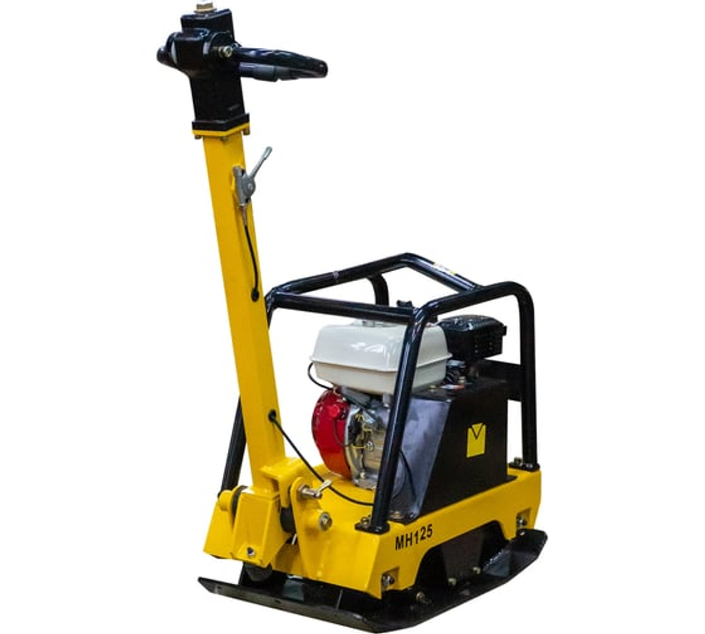 Реверсивная гидравлическая бензиновая виброплита Masalta Honda GX160, MH125-4 ВИБ168