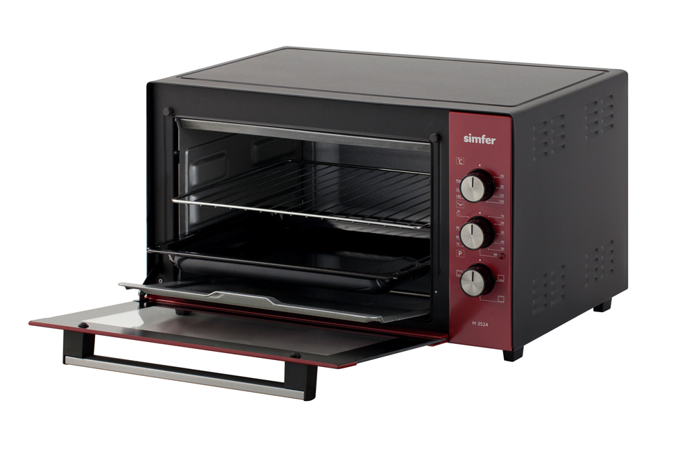 Электропечь Simfer M3524 красный