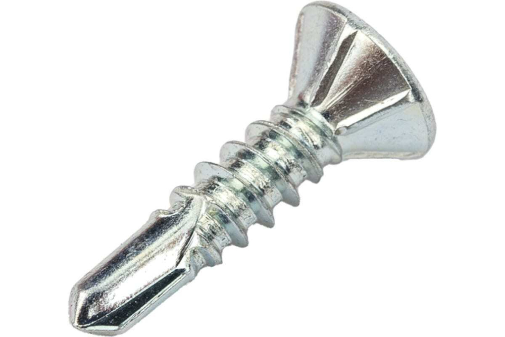 САМОРЕЗЫ СТРОЙБАТ Д/МОНТ/ОКОН БЕЛ/ЦИНК С БУР. 3,9Х16 10ШТ