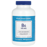 The Vitamin Shoppe, Витамин B6, 100 мг, 300 растительных ингредиентов